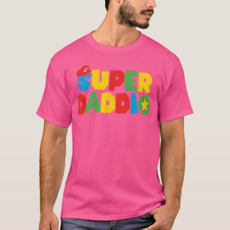 Camiseta Super Gamer Papá Desatado Celebrando el Poder Pate