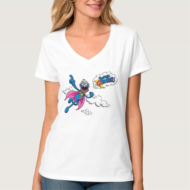Camiseta Super Grover Vintage (Anverso)