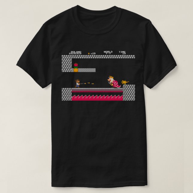 Camiseta Super Gunslinger Bros. (Diseño del anverso)