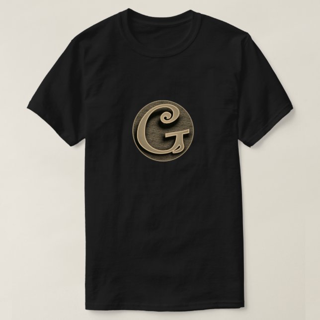 Camiseta Super Hero "G" Insignia (Diseño del anverso)