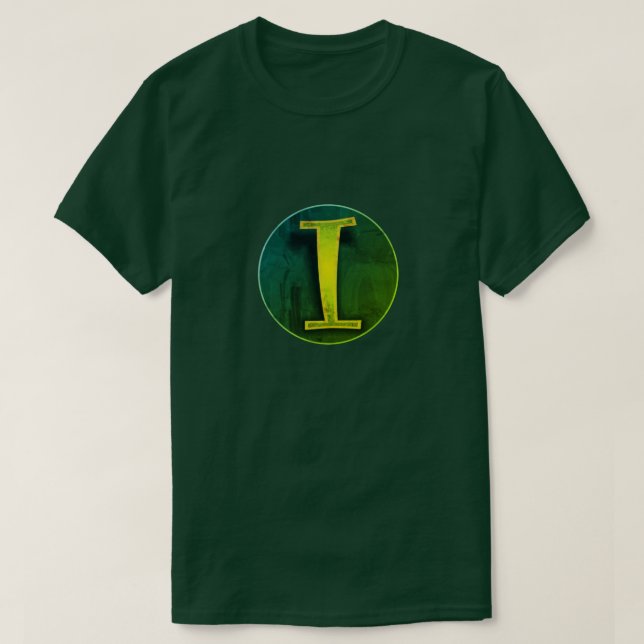 Camiseta Super Hero "I" Insignia (Diseño del anverso)