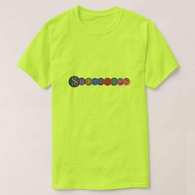 Camiseta Super Hero Insignia (Diseño del anverso)