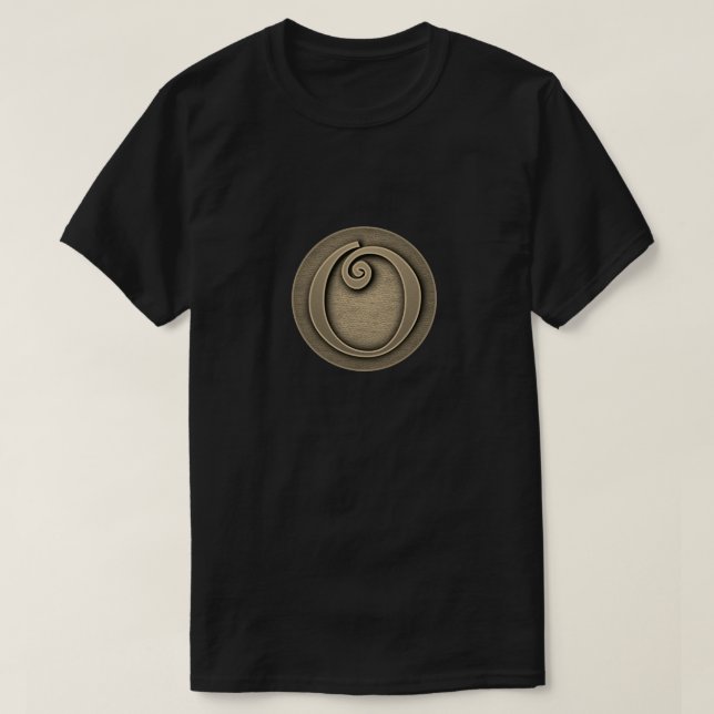 Camiseta Super Hero "O" Insignia (Diseño del anverso)
