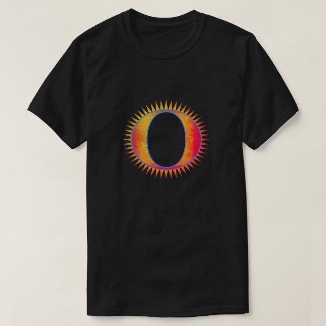 Camiseta Super Hero "O" Insignia (Diseño del anverso)