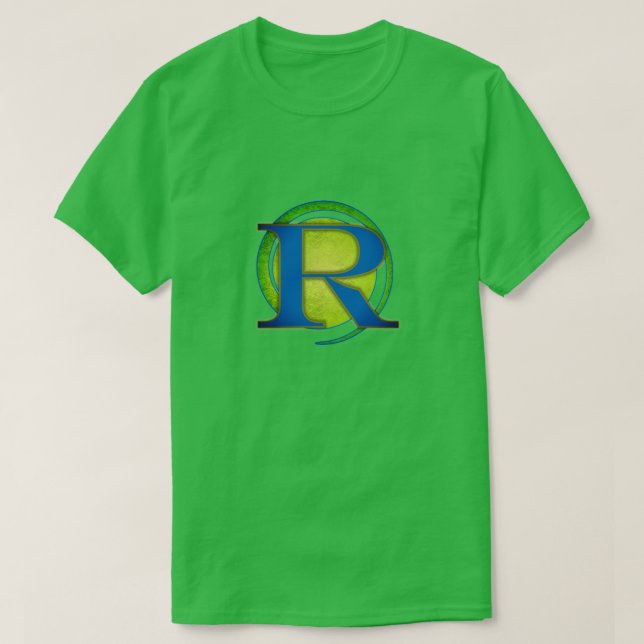Camiseta Super Hero "R" Insignia (Diseño del anverso)