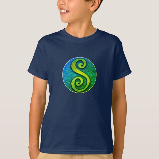 Camiseta Super Hero "S" Insignia (Anverso)