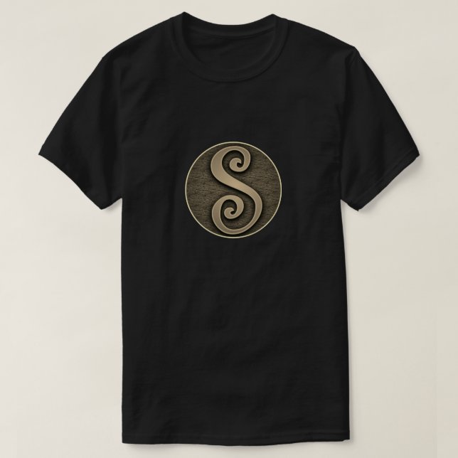 Camiseta Super Hero "S" Insignia (Diseño del anverso)