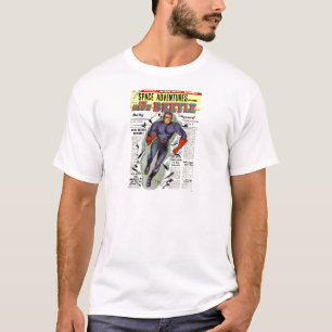 Camiseta Super héroe azul del cómic del escarabajo del