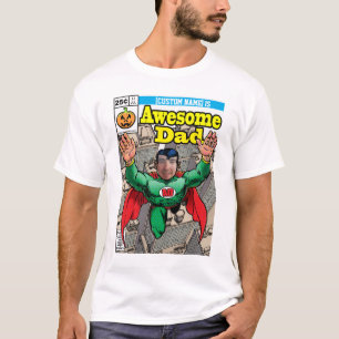 Camiseta Super héroe cómico del personalizable del estilo