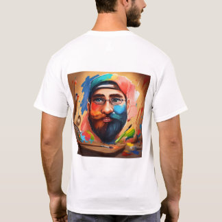 Camiseta Super héroe con ojos marrones