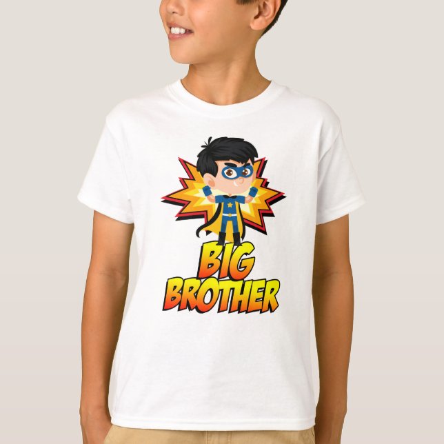 Camiseta Super héroe de hermano mayor (Anverso)