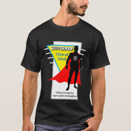 Camiseta Súper Héroe de Novedad divertida HOMBRE DE COMIDA