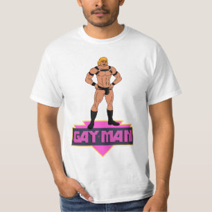 Camiseta Súper Héroe Gay-Man Wink