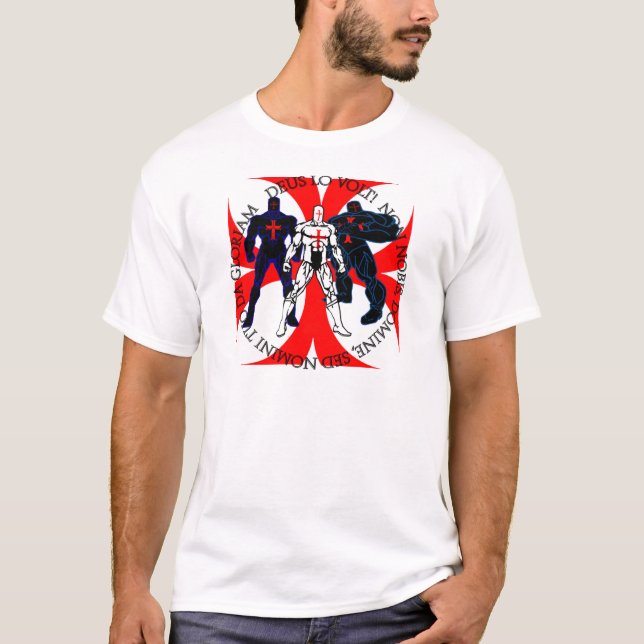 Camiseta Super héroes de Templar (Anverso)