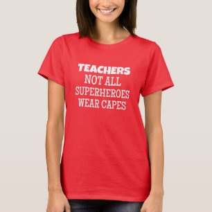 Camiseta Super héroes del profesor