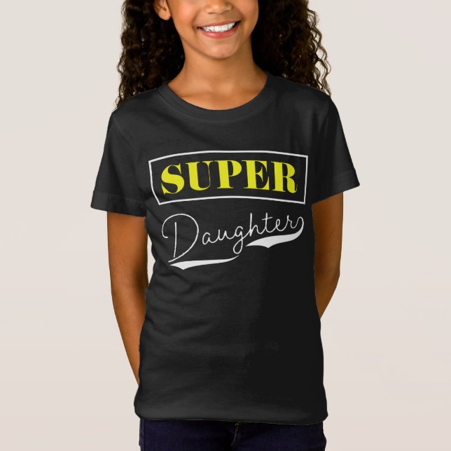 Camiseta Súper hija (Anverso)