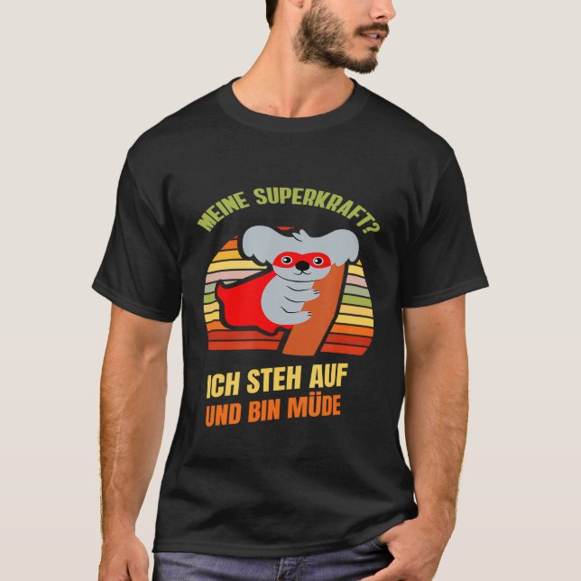 Camiseta Super Koala Super Power Harto (Anverso)