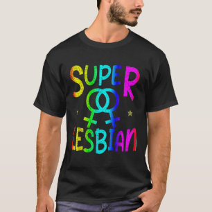 Camiseta Super Lesbiana del Orgullo Gay LGBT