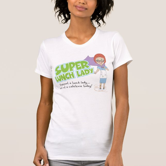 Camiseta Super Lunch Lady T-Shirt (Anverso)