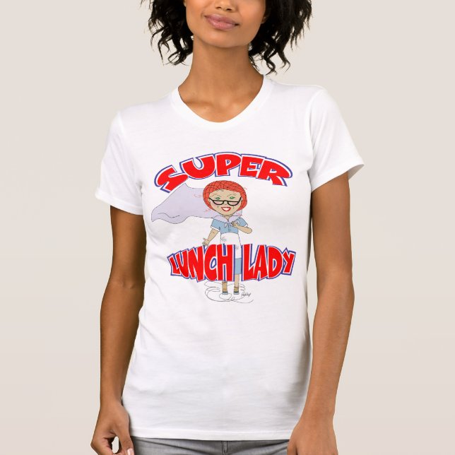 Camiseta Super Lunch Lady T-Shirt (Anverso)