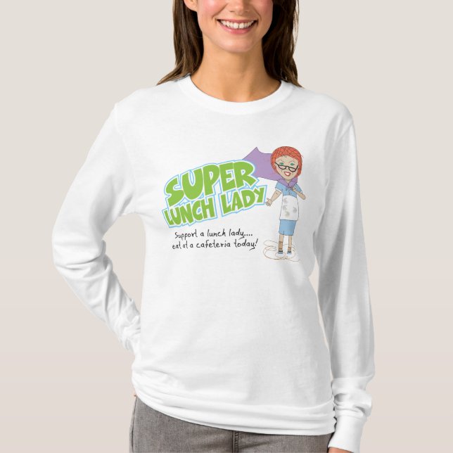 Camiseta Super Lunch Lady T-Shirt (Anverso)