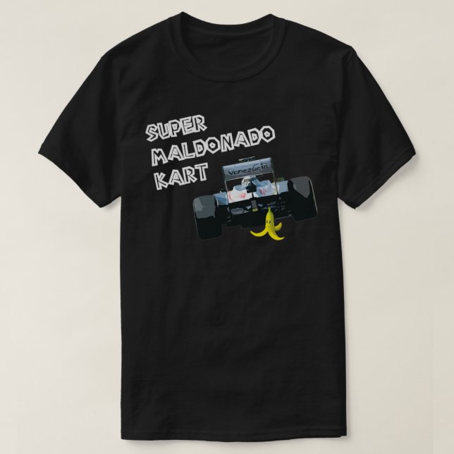 Camiseta Super Maldonado Kart Classic TShirt (Diseño del anverso)