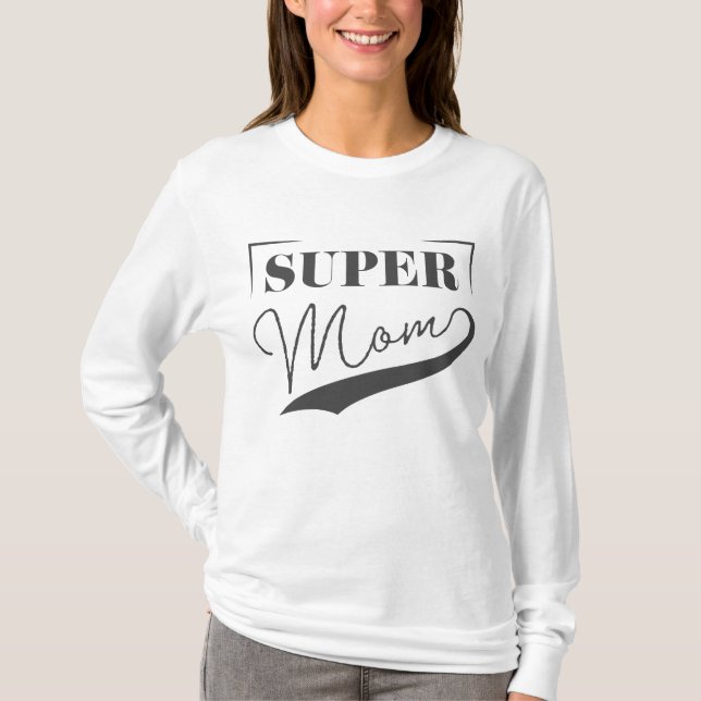 Camiseta Super Mamá (Anverso)