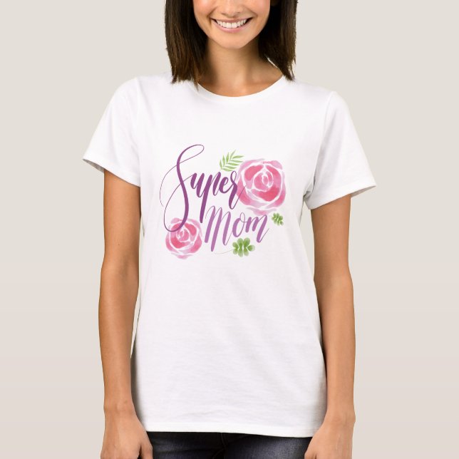 Camiseta Super Mamá (Anverso)