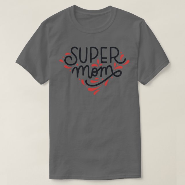 Camiseta Super Mamá (Diseño del anverso)