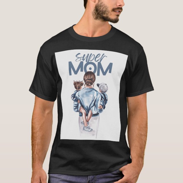 Camiseta Super Mamá (Anverso)