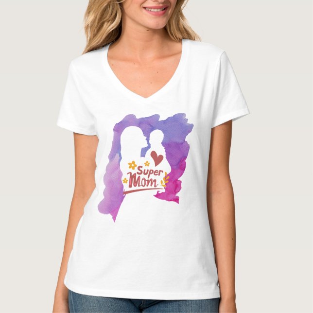 Camiseta Super Mamá (Anverso)
