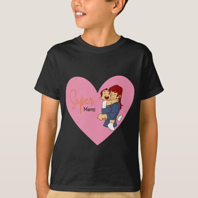 Camiseta Super Mamá (Anverso)