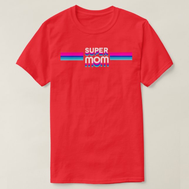 Camiseta Super Mamá1 (Diseño del anverso)