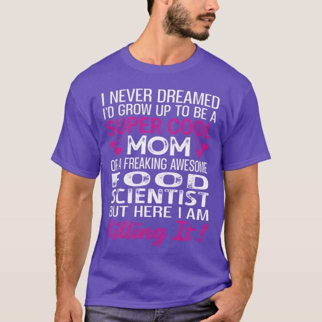 Camiseta Super Mamá Genial De Una Retrocomida Increíblement (Anverso)