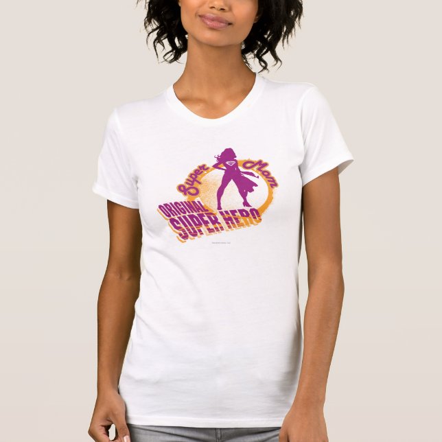 Camiseta Super mamá original Super Héroe (Anverso)