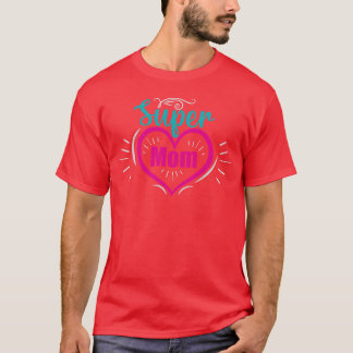 Camiseta Super Mamá para mamá Retro de cumpleaños