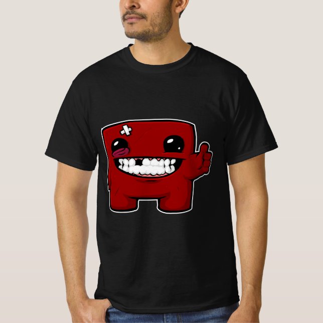 Camiseta Super Meat Boy for ever (Anverso)