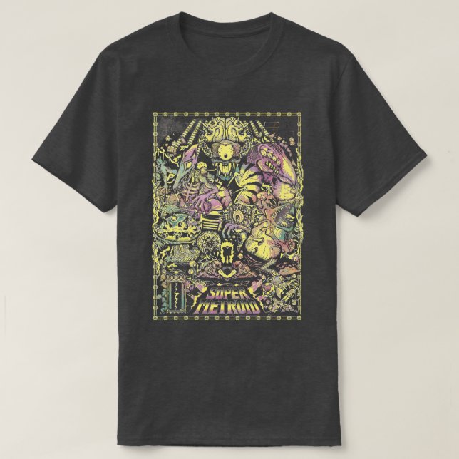 Camiseta Super Metroid Legacy Tipo A (Diseño del anverso)