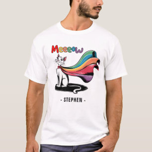 Camiseta Súper Mieow Gato - Gato del orgullo del Cabo arcoi