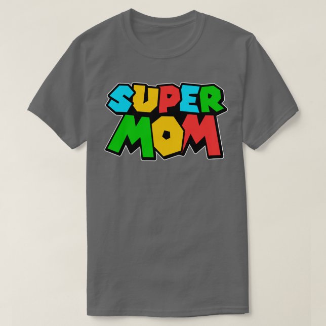 CAMISETA SUPER MOM (Diseño del anverso)