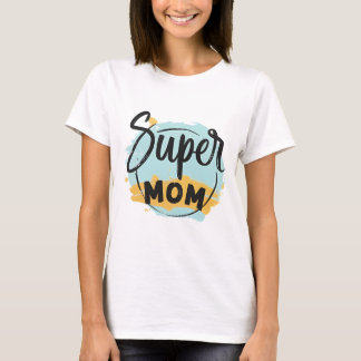 Camiseta Super MOM Tee por regalo del Día de la Madre