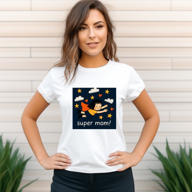 Camiseta Super Mom Tshirt (Subido por el creador)