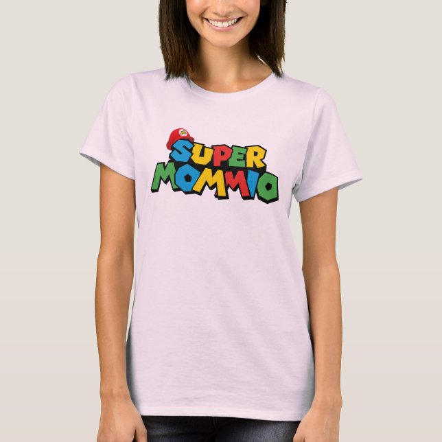 Camiseta Super Mommio para la mejor mamá (Anverso)