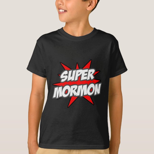 Camiseta Super Mormon (Anverso)