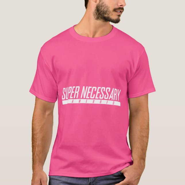 Camiseta Super Necesario Gamebred I (Anverso)