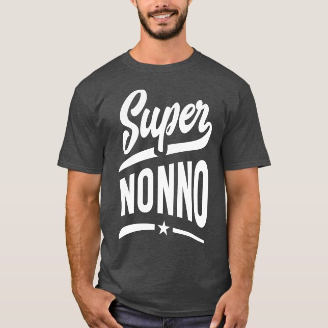 Camiseta Super Nonno (Anverso)