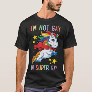 Camiseta Super orgullo gay de unicornio LGBTQ aliado de arc