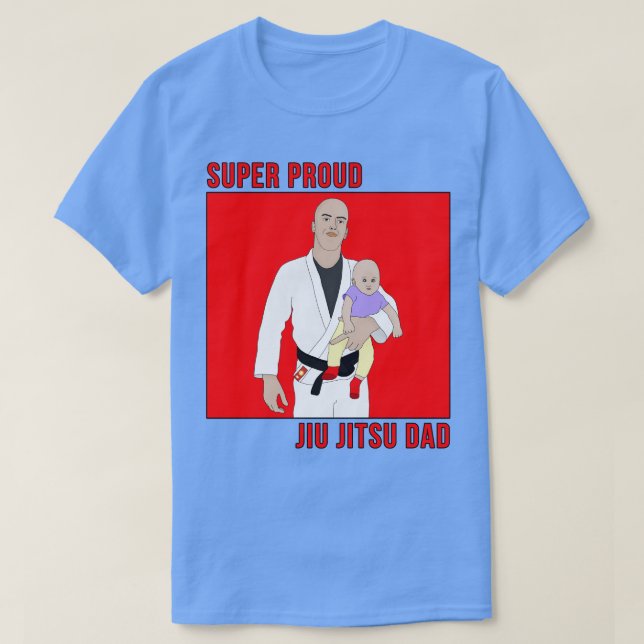 Camiseta Super Orgullo Jiu Jitsu Dad (Diseño del anverso)