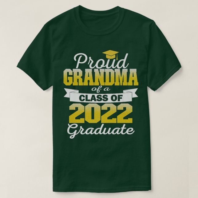 Camiseta Super Orgullosa Abuela de 2022 Graduada e Increíbl (Diseño del anverso)