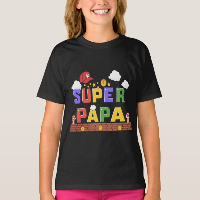 Camiseta Super Papa (Anverso)
